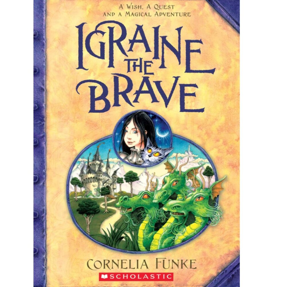 5/$15 Kids Book Igraine the Brave Cornelia Funke Middle Grade Fantasy Dragons